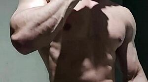 Mature Brazilian Bodybuilder Takes Strong Man's Big Cock in Ass