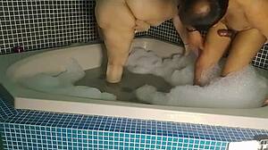 Vivi Guedez rides rough in motel voyeur scene