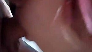 lucy amanita delivers a steamy pov blowjob with pierced nipples