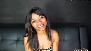 petite brunette evelyn enjoys a casual intimate encounter