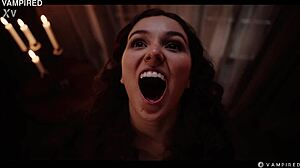 Nerdy Vampire Leana Lovings Craves Asian Babe Rikako Katayama’s Wet Pussy