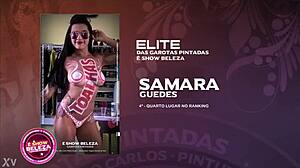 Brazilian Women With Elite Body Painting