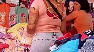 Big ass in tight jeans teasing with every move. Watch her shake it on sexvideo10.com