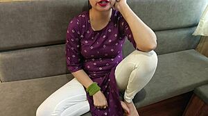 Indian Step Mom Fucks Step Son in Forbidden Love with Dirty Talk