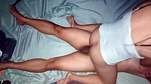 Hot Asian pregnant mom gets fucked in her bedroom.