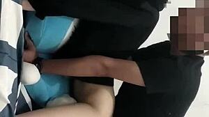 young asian teen bends over for ex-boyfriend's intense session