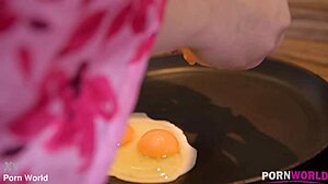 Czech Fat Girl In Lingerie Gets Anal Quickie In Kitchen