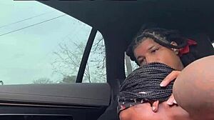 Sucking Big Black Cock for Air Forces with Sloppy Ebony Ass Action