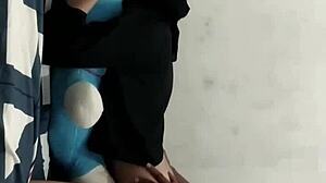 young asian teen bends over for ex-boyfriend's intense session