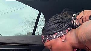 Sucking Big Black Cock for Air Forces with Sloppy Ebony Ass Action