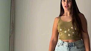 anal creampie hot baddie monica santhiago getting a deep filled