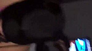 Bound and masked, she feels intense pleasure sucking cock in bondage.