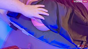 Tricked milf mother in law gets fucked hard and swallows cum after deepthroat