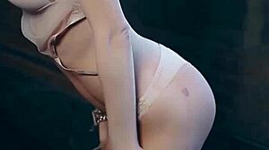 Beautiful Big Tits Milf Morgan Hovanek Teases in Sexy Lingerie Showing Perfect Body