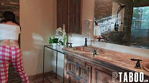 hiding my stepsis glasses while nathan bronson and leana lovings get wild in pov fun