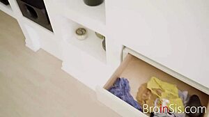 Busty Brunette Stepsister Fucks Me With Deep Emotions.