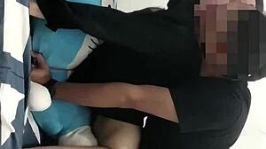 young asian teen bends over for ex-boyfriend's intense session