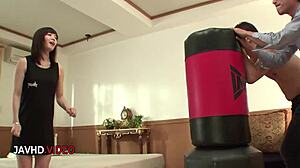 Milf Nao Mizuki In Hardcore Threesome With Sensual Blowjob