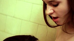 Lesbians Rilee Marks And Alice March Play In Hotel Bathtub