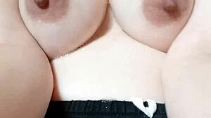 Pregnant Milf Spits On Her Big Tits