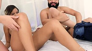 Loirinha's First Anal Adventure with a Naughty Couple