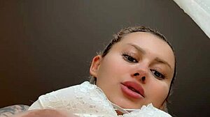 Dialogic big tits blonde showing off closeup, wanna see more of this babe?