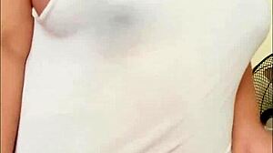 Bold real hooker with blonde hair takes intense bareback fuck and cumshot on ass.