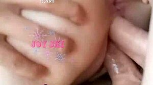 i got double penetrated by two big cocks in a threesome, it was so wet and teasing