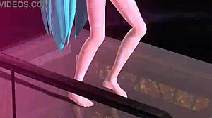 Hatsune Miku Nude Bunny Costume Full Exposure