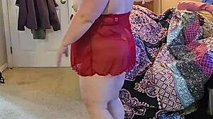 I am a beautiful brunette with big natural tits teasing naked in lingerie