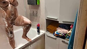 Stepsister, what are you doing in the bathroom?