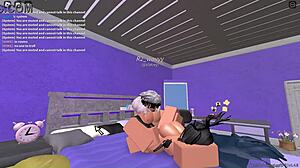 Rich slut craves pounding from wild Roblox fan obsession