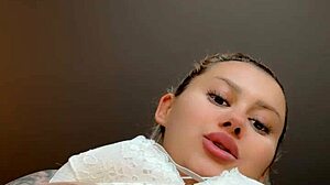 Dialogic big tits blonde showing off closeup, wanna see more of this babe?