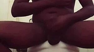 Naija jerking to my neighbors moaning