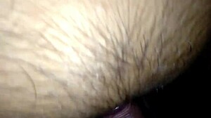 Boldly opening shaved pussy of sexy student