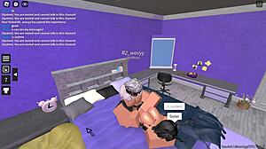 rich slut pounded doggystyle by roblox fan 😈 creampie riding hardcore