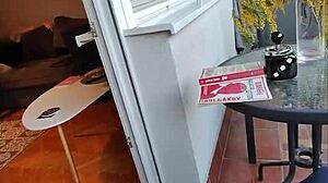 My step mom watches me suck my husband's dick