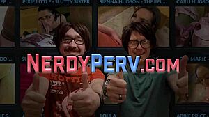 Oh Wow, British Slut Gives First Time Blowjob to Nerd's Cock in High Definition Reality!