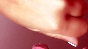 Young Stepmom Delivers Passionate Blowjob in Close-Up Mother-in-Law Scene