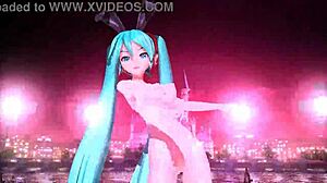 Hatsune Miku Nude Bunny Costume Full Exposure