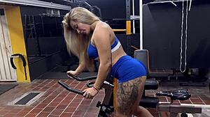 want to see milf finger clit at gym?
