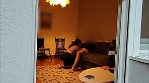 My step mom watches me suck my husband's dick