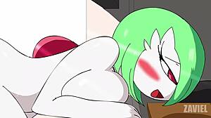 lovely lopunny getting her big ass deepthroated in school