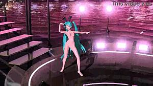 Hatsune Miku Nude Bunny Costume Full Exposure