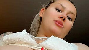 Dialogic big tits blonde showing off closeup, wanna see more of this babe?