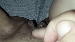 Gretala performs a quick flash of her body in public setting with close attention to details