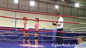 Watch these eurobabes fight and finger each other wildly!