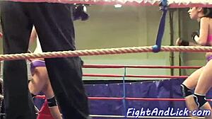 Watch these eurobabes fight and finger each other wildly!