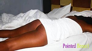 Hey, watch her get pounded doggystyle with big black cock