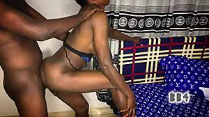 yo, watch big dick slam slim cute wetpussynaija in standing doggy action?